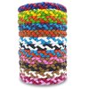 12 Pack Mosquito Repellent Bracelets, Individually Wrapped PU Leather Mixed Color Insect Bug Repellent Wrist Bands for Kids Adults Outdoor Camping Fishing Traveling