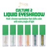 Juvia's Place Liquid Eyeshadow Culture 2 High Life - Glitter Liquid Eyeshadow, Multichrome Eyeshadow, Metallic Eyeshadow, Eye Shimmer, Iridescent Eyeshadow, Glitter Makeup, Sparkly Eyeshadow