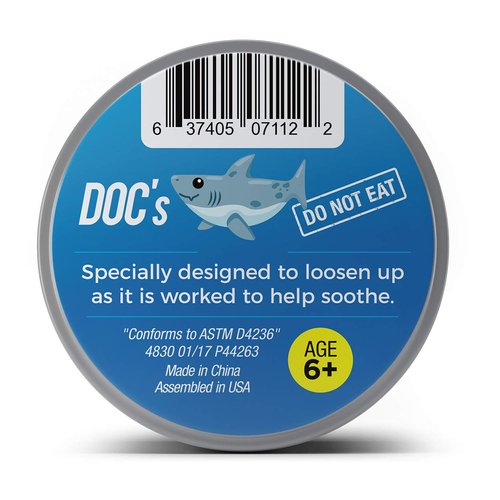 Gears Out Shark Snot Fidget Putty Stress Relief Cool Shark Ideas for Kids Stocking Stuffers for Boys and Girls Weird White Elephant Ideas Fidget Toys Blue Therapy Putty