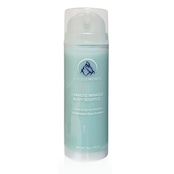 Ice Elements | 2 Minute Miracle Body Souffle | 5oz | Beauty and Skin Care | Body Lotion With Vitamin E | Daily Hydrating Body Lotion with Jojoba Oil, Shea Butter, Ginger, and Hyaluronic Acid