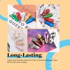 Beetles Nail Art Foil Glue Gel for Foil Stickers Nail Glue Transfer Tips Star Glues Nail Art Manicure DIY LED Lamp Required Soak Off 15ML 2 Bottle