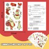 Partywind 10 Sheets Luminous Christmas Temporary Tattoos for Kids Stocking Stuffers, Christmas Party Decorations Supplies Favors for Birthday, Xmas Holiday Stickers Games Toys for Boys Girls