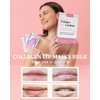 Bukamkom Collagen Lip Masks Bulk(20 Pieces),Lip Mask Overnight Sheet Sleep Lip Care to Reduce Dark Lips and Lip Lines to Remove Dead Skin Moisture,Bulk Lip Masks Individually Wrapped (20)