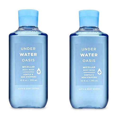Bath and Body Works Underwater Oasis Micellar Body Wash Gel 10 Ounce Full Size Set of 2