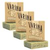 Varina Organic Eucalyptus Spearmint Bar Soap - Gentle Cleansing for Sensitive Skin, Herbal and Mint - 3 Pack