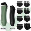 Body Trimmer Guards,Guides Fit for Manspot Groin Hair Trimmer for Men,8pcs Clipper guards Set Fit For Meridian Ball Timmer,0.02inch to 0.5Inch(0.5mm-12mm) Black