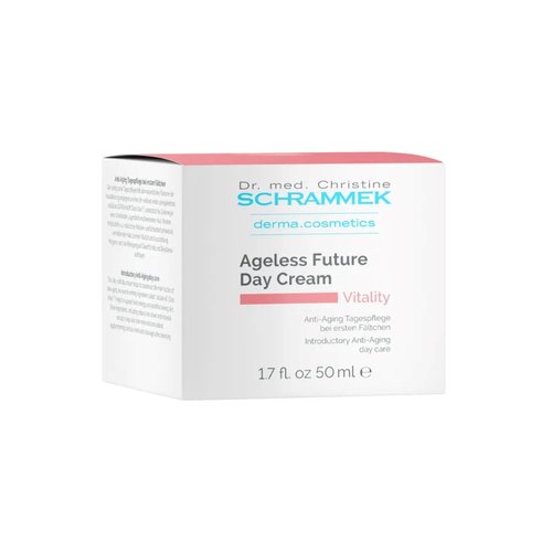Ageless Future Day Cream (1.7 fl oz) - Introductory Anti-Aging Day Care - Stimulates Collagen Synthesis - with Hyaluronic Acid & Vitamin E - Face Moisturizer - Face Cream - Skin Care - Dr. Schrammek