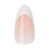 KISS Classy Nails Premium, Press-On Nails, Nail glue included, Highlights', French, Medium Size, Almond Shape, Includes 30 Nails, 2g glue, 1 Manicure Stick, 1 Mini File