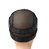 1 Pc Black Mesh Weaving Caps Silicone Grip Elastic Band Wig Cap with Removable Adjustable Silicone Nonslip Wig Band for Making Wig Keeping Wig in Place