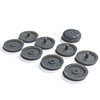 5 Sets Universal Fit Seatbelt Stopper Kit, Snap-on Seat Belt Button Stop, Seat Belt Buckle Button Prevent Plastic Seat Belt Button Buckle Clip Stop From Sliding Down The Belt(Grey)