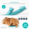 ZEUS Duo Stick Strong Dog Chew Toy for Active Chewers, Long Lasting Chicken Scent, Turquoise (96271)