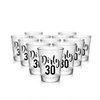 Dirty 30 Shot Glasses 30th Birthday Party Favors, Dirty Thirty Birthday Decorations for Her and Him, Reusable Drinking Cup, Set of 12 Party Favor Dirty 30 Birthday Gifts for Men or Women, 1.75 oz