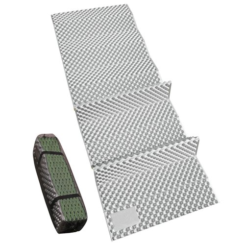 REDCAMP Closed Cell Foam Sleeping Pad for Camping, 22" Wide Lightweight Folding Camping Pad for Hiking Backpacking, 72"x22"x0.75", Green 1 Pack