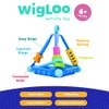 Mobi Wigloo Activity Toy - Montessori Toys for Babies 6-12 Months and Up, Sensory Toys for Babies & Toddlers, Teething Toy Made with Food Grade Silicone, BPA and Phthalate Free - Pack of 1