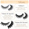 The Book of Lashes: Volume 2 - Sparkle - (Reusable False Eyelashes) - (Cruelty Free) - (3 Pairs)