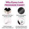 Eyesy Lash 500 Promade Fans | 5D 0.07 Size 11mm Curl D | Eyesy Eyelash Extension Premade Lashes Volume Lash Extensions Pro Made Fans Eyelash Extensions Pestanas Pelo A Pelo False Eyelashes