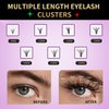 Lash Extension Kit DIY 280pcs Eyelash Extension Kit, 9-16mm 30D 40D Individual Lashes for Beginner Starter Professional, Volume Lash Clusters Kit with Bond, Seal, Remover and Lash Tweezers