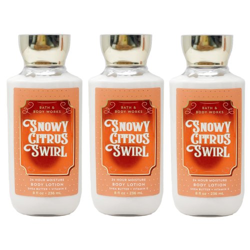 Bath & Body Works Snowy Citrus Swirl - Pack of 3 - Body Lotion 24 hour moisture