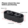 EVIL ENERGY Exhaust Hanger Rubber Insulator Bushing Mount Replacement for GM Chevy Silverado 1500 GMC Cadillac Escalade 2 Holes 2Pcs