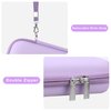 Canboc Hard Carrying Case Compatible with RG35XX H/ RG40XX H Retro Handheld Game Console, Video Gaming Console Storage Box, Mesh Pocket fits Cable, SD Card, Purple (Case Only)
