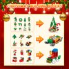 Gytera Christmas Advent Calendar 2024 Building Blocks for Kids & Adults- 24 Pack Assembly Blocks 24 Days Countdown Advent Calendar with Christmas Tree, Reindeer Sleigh & Train, Christmas Gifts for Kids