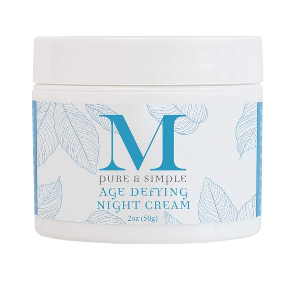 Anti Aging Face Moisturizer for Women, Age-Defying Night Cream for Women & Men, Wrinkle Cream for Face Made with Double Helix Water & All Natural Ingredients Such as Coconut Oil And Vitamin E (2 Oz)