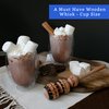 Authentic Artisanal Mexican Molinillo Hot Chocolate Frother (SMALL CUP SIZE) - Handmade Premium Mexican Hot Chocolate Wooden Whisk - Traditional Mexican Hot Chocolate Whisk - Molinillo de Chocolate