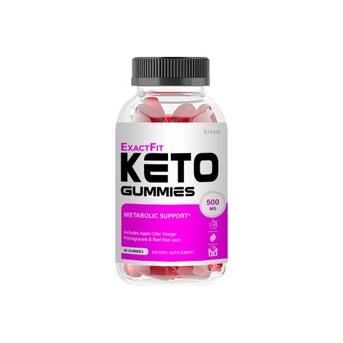 kivus ExactFit Keto Gummies - Exact Fit Keto + Apple Cider Vinegar Gummies (Single, 60 Gummies)