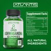 Ashwagandha Gummies - 1500MG Ashwagandha Per Serving - Promotes Calmness, Improves Mood, Boosts Energy Levels & Strengthens Immune System - Formulated with Vitamin D & Zinc - Vegan - 60 Gummies