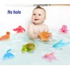 Baby Bath Toys for Toddlers, No Hole Ocean Animals Toys, Bathtub Toys for Boys and Girls (14 Pcs with Storage Box)