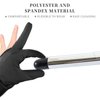Heat Resistant Gloves for Hair Styling 2 Pcs Curling Wand Glove 3 Finger Barber Glove Reusable Hair Dye Heat Protector Glove (Black)