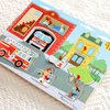 Melissa & Doug Around the Fire Station Sound Puzzle - Wooden Peg Puzzle (8 pcs)