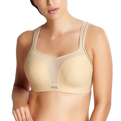 Panache Women's High Impact Underwire Sports Bra, Latte, 36DD