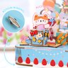 MOMIBOOK 3D Wooden Puzzles for Adults, Wind-up Music Box, 141 Pcs DIY Wood Model Kits for Adults, Happy Birthday Building Puzzles for Teens, DIY Crafts, Hobbies, Desk Decor for Birthday Christmas