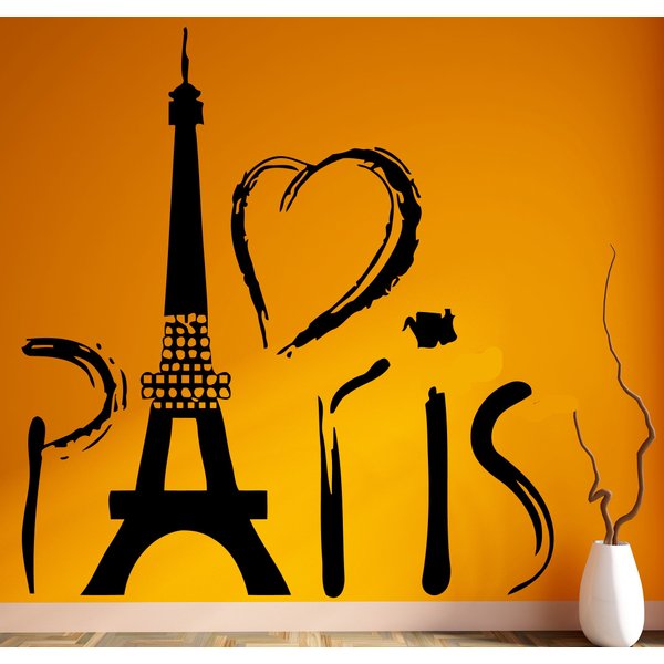 DesignToRefine Paris Eiffel Tower Europe Tourist Mural Wall Art Decor Vinyl Sticker z706