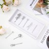 12 Pieces Rhinestone Bobby Pins Decorative Fancy Crystal Bobby Pins Shiny X Shaped Hair Clips Metal Hair Barrettes Bling Diamond Wedding Hair Accessories for Women Ladies Girls (Flower and Star Style)
