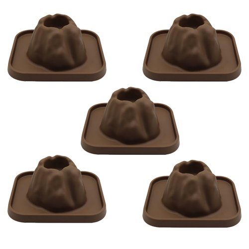 ibasenice Volcano Science Kit,5pcs Volcanic Model Volcano Eruption Prop Scientific DIY Demonstration Model for 15 Years Old