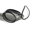 Resurge Sports Anti Fog Racing Swimming Goggles with Quick Adjust Bungee Strap (Black)