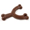 Nylabone Flexi Chew Wishbone Dog Chew Toy - Flexible Dog Toy for Moderate & Gentle Chewers - Flavor Medley, Wolf/Medium (1 Count)