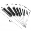 eBoot 8.2 Inch Nylon Tube Brush Pipe Cleaning Brushes with Packing Box, Set of 10