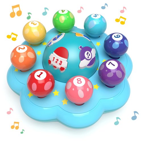 HumorPlay Bilingual Learning Toy for 1 Year Old, Light Up Baby Toy 12-18 Month Development, Musical Interactive Toddler Toys Age 1-2 Yr, Christmas Birthday Gifts for 1+ Year Old Boy Girl