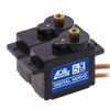 AGFRC Sub-Micro RC Steering Servo-Motor - Upgrade Metal Case Titanium Gear 0.080Sec High Speed HV Mini Servo for 1/14 1/18 1/24 RC Cars Planes (B13DLS)