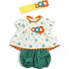 Miniland Educational Doll Clothes, Girl Summer Outfit, Yellow, 38-40 Cm (31562)