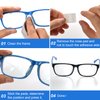 10 Pairs Silicone Nose Pads for Eyeglasses Stick On Nose Pads Anti Slip Nose Pieces for Glasses Soft Silicone Adhesive Eyeglass Nose Pads Transparent Drop Shape