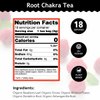 Buddha Teas - Root Chakra Tea - Organic Herbal Tea - For Security & Stability - With Ashwagandha Root, Raspberry Leaf, Cloves & Garnet Essence - 100% Kosher & Non-GMO - 18 Tea Bags (Pack of 1)