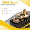 4Pack MG996R 55g Digital RC Servo Motors High Torque Metal Gear Servo for RC Car Robot Boat Helicopter