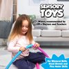 Pop Tubes Sensory Toys 4 Pack, Fine Motor Skills Toddler Toys, Thick Fidget Sensory Toys for Kids and Adults, Learning Toys, 7.5" Stretches Up to 26" by Playkidz (4 Pack)