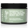 Ultra Healing Body Butter, Intensive Moisturizer For Dry Skin, Spearmint & Bergamot Essential Oil, Ora’s Amazing Herbal, 8 oz, Peppermint Field Scent