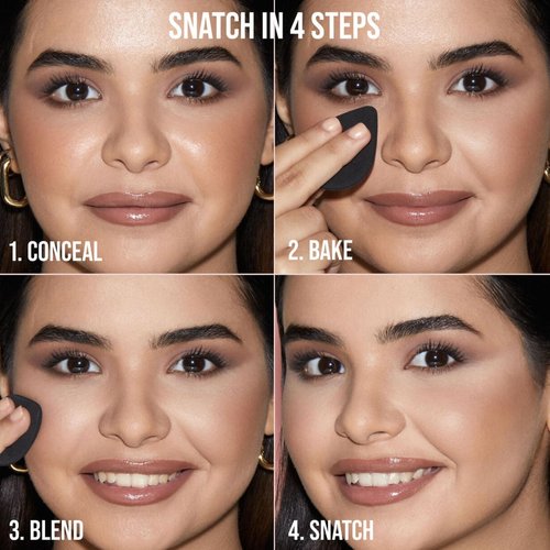 HUDA BEAUTY Easy Bake and Snatch Pressed Talc-Free Brightening and Setting Powder Cherry Blossom