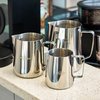 Milk Steaming Pitcher Frother Cup - Espresso Machine Accessories Frothing Pitcher,Milk Frother Cup Stainless Steel 32 Oz,Milk Coffee Cappuccino Latte Art 32 oz(900ml)